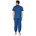 thumbnail image 4 of Inkmeso Ensemble de Pyjama Uni pour Hommes, Manches Courtes, Vêtement de Nuit à Col Rond, Ensemble de Pj, 4 of 7