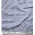 thumbnail image 1 of Soimoi Polyester Crepe Fabric Dot,Leaves & Rose Small Decor Fabric Printed Yard 42 Inch Wide, 1 of 3