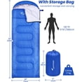 thumbnail image 2 of Sportneer 3-4 Season Waterproof Sleeping Bag, 2 of 7