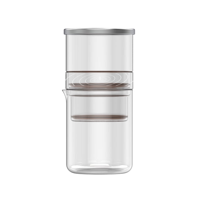 Zootealy Cold Brew Coffee Maker - 300ml Glass Iced Tea & Coffee Cold Brew Maker