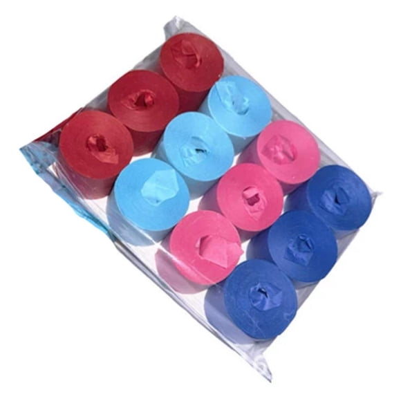 12 Pcs/set Mouth Coils Paper Magic Trick Magic Prop Magician Supplies Toys J3