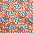 thumbnail image 1 of oneOone Polyester Spandex Orange Fabric Abstracts Craft Projects Decor Fabric Printed By The Yard 56 Inch Wide, 1 of 4
