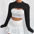 thumbnail image 4 of Qertyioot Chandails Tricotés pour Femmes, Mode pour Femmes Manches Longues de Noël Col Rond Ample Tendance Hauts Blouse Chandail, 4 of 4