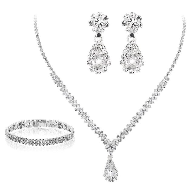 YSABOXY Women's Jewelry Set Necklace, Bracelet, Earring #Ring# Set'
