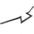 thumbnail image 2 of Krator Motorcycle 7/8" Inch Handlebars Zed Bar Black Compatible with Cafe Racers Cruisers Harleys Triumph Speed Street Triple Tripple Sprint, 2 of 4