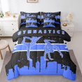 thumbnail image 1 of YST Gymnastics 7-Piece Bedding Set, Dance Princess Sports Theme Comforter, Full Size, 1 of 4