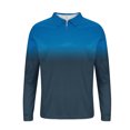 thumbnail image 5 of Pisexur Chandails en Molleton pour Hommes à Manches Longues, Sweat à Col Rabattu, Mode Décontractée, Patchwork de Couleurs Surdimensionné, Pull-Over, Fermeture Éclair Quart, Chemises de Gym Athlétiques, Chandail en Molleton Grande Taille M-6TG, 5 of 5