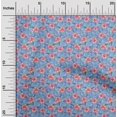 thumbnail image 2 of oneOone Velvet Light Blue Fabric Tropical Sewing Craft Projects Fabric Prints By Yard 58 Inch Wide, 2 of 5