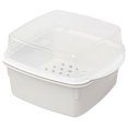 thumbnail image 1 of Microwave Vegetable Steamer Box Double Layer Plastic Steamer Kitchen Steaming Case With Lid, 1 of 8