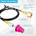thumbnail image 3 of Machine Adapter with Quick Connect Hose for CO2 Storage Tanks, Compatible with for Soda Terra/Art//Duo,1set * terra sodastream, 3 of 7