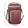 thumbnail image 1 of Bento Lunch Box Round Portable Bento Bag, Student Lunch Box Bag, Adjustable Diagonal Insulation Bag, Picnic Ice Bag, Insulation Bucket Storage Bag, 1 of 6