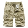 thumbnail image 1 of Birdeem Mens Sports Leisure Elastic Waist Multi-Pockets Relaxed Summer Shorts Pants, 1 of 12