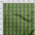 thumbnail image 3 of oneOone Viscose Chiffon Light Green Fabric Leaves Craft Projects Decor Fabric Printed By The Yard 42 Inch Wide, 3 of 5