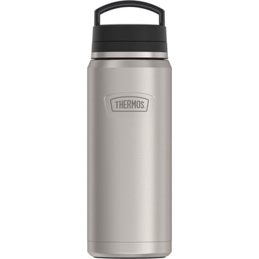 Thermos ICON Stainless Steel Dual Temp Beverage Bottle 40 Oz, Silver