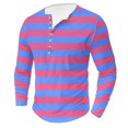 thumbnail image 1 of RXIRUCGD T-Shirt à Manches Longues pour Hommes, Col Rond, Imprimé, Entraînement Physique, Violet, Taille : 5TG, 1 of 4