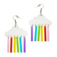 thumbnail image 1 of Way To Celebrate Rainbow Cloud Earrings, 1 of 4