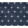 thumbnail image 4 of oneOone Cotton Flex Fabric Plus Sign Kasuri Print Fabric BTY 40 Inch Wide, 4 of 4