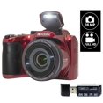 thumbnail image 1 of Kodak PIXPRO AZ255  Digital Camera (RED) 16MP 25X Optical Zoom 24mm Wide Angle Lens Vlogging Camera Plus a Free Vidpro USB 2.0 Card Reader, 1 of 10