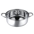 thumbnail image 1 of Hot Pot Cooker Universal Stainless Steel Kitchen Cookware Cooking Tool Stainless Steel Hot Pot Induction Pot with Lid for Induction Cooktop Gas Stove, 1 of 8
