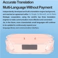 thumbnail image 3 of Écouteurs Traducteurs 5.3, Contrôle Tactile Rapide, Traduction en Temps Réel, 144 Langues, Réduction de Bruit, Stéréo pour IOS, pour Musique, Vert, 3 of 7