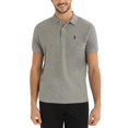thumbnail image 1 of U.S. Polo Assn. Men's Solid Interlock Short Sleeve Polo, 1 of 3