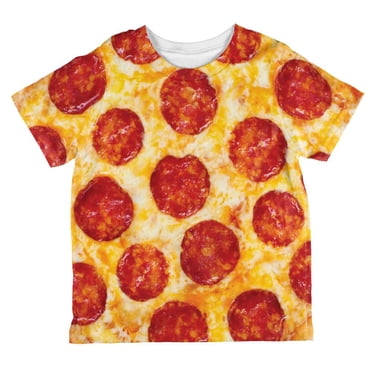 Pepperoni Pizza All Over Toddler T Shirt