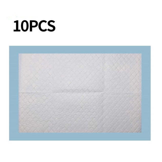 10 Pcs Alèses Jetables Alèses Jetables Super Absorbantes pour Incontinence Adultes Drap Pipi pour Animaux Couche-Culotte Excellente Protection comme Alèses de Lit et Tapis Pipi 35 x 23 Pouces - par