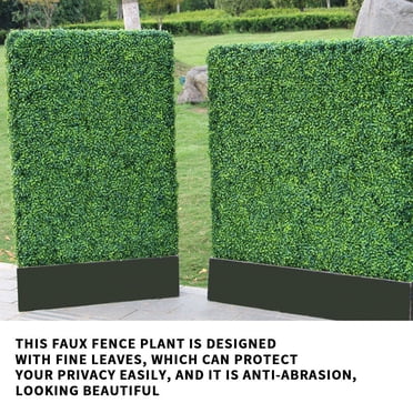 Fence Screen Artificial Faux Hedge Privacy Fence Plant Privacy Plastic Fence Vine for House Garden Decoration