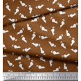 thumbnail image 2 of Soimoi polyester Crepe Fabric Floral & Cat Animal Decor Fabric Printed Yard 42 Inch Wide, 2 of 3