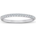 thumbnail image 1 of 1/8ct White Gold Diamond Anniversary Wedding Guard Ring, 1 of 2