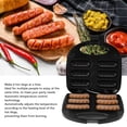 thumbnail image 3 of Corn Dog Waffle Maker Machine  Fast Heating, 6 Hotdog Capacity, Auto Temperature Control, Non Stick Surface  750W Hot Dog Cooker for Family & Parties, 3 of 7