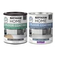 thumbnail image 1 of Rust-Oleum 367601 Trousse de Revêtement de Plancher Intérieur pour la Maison, Gris Perle Semi-Lustré 32 Fl Oz (Lot de 2), 1 of 6