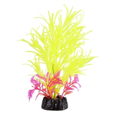 Underwater Treasures Glo Star Grass - Aquarium Decor - Green - Large