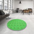 thumbnail image 4 of Ahgly Tapis Rectangulaire Lavable en Machine Intérieur Transitionnel Vert Lime, 5 Pieds x 7 Pieds, 4 of 7