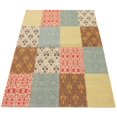 thumbnail image 1 of ECARPETGALLERY 5'8" x 7'6" Transitional Collage Handmade Area Rug for Living Room, Dining Room and Bedroom in Grn, 1 of 9