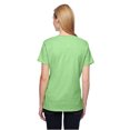 thumbnail image 3 of Hanes T-Shirt Col en V pour Femmes X-Temp, S, Néon Lime Chiné, 3 of 3