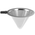 thumbnail image 1 of EeaseCA 1pc Stainless Steel Beverage Coffee Filter Funnel Strainer Funnel Kitchen Gadget, 1 of 7