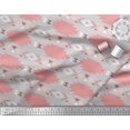 thumbnail image 2 of Soimoi Gray Viscose Chiffon Fabric Aztec Geometric Print Fabric by the Yard 42 Inch Wide, 2 of 3