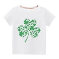 thumbnail image 1 of TopLLC Tenue de la Saint-Valentin pour Tout-Petits Enfants Garçons Filles Mode Mignon Col Rond Imprimé Manches Courtes Haut Cadeaux de la Saint-Valentin pour Enfants, 1 of 3