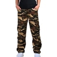 thumbnail image 1 of Pantalons Décontractés pour Hommes, Multi-Poches, Lavés, pour Extérieur, 1 of 7