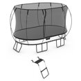 thumbnail image 1 of Springfree Trampoline Ovale 8 Pieds X13 Pieds avec Enceinte et Échelle FlexrStep V2, 1 of 12
