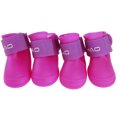 thumbnail image 2 of CAROOTU Pet Rain Boots Waterproof Anti-Slip Paw Protection Rain Snow Shoes for Small and, 2 of 6
