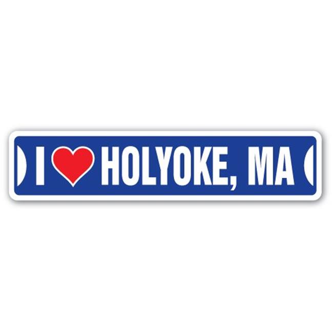 SignMission SSIL-Holyoke Ma Street Sign - I Love Holyoke, Massachusetts