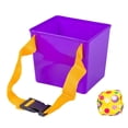 thumbnail image 3 of KLKCMS Seaux Poire Jeu de Lancer, Sacs de Sable à Lancer dans un Seau pour Enfants, Seau Violet Intérieur Extérieur, 3 of 9