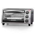 thumbnail image 1 of Black & Decker 4 Slice Black Toaster Oven, 1 of 6
