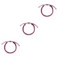 thumbnail image 1 of mmirethe Tressé Bracelet Fil Ciré Imperméable Bracelets Dressing Décor Type 1 3Set, 1 of 6