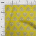thumbnail image 1 of oneOone Organic Cotton Poplin Twill Fabric Floral Block Print Fabric BTY 42 Inch Wide, 1 of 4