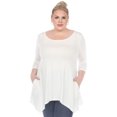 thumbnail image 1 of White Mark Tunique Makayla pour Femmes à Manches 3/4, 1 of 5