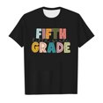thumbnail image 4 of TZEWGL Chemise Décontractée pour Nouveau-Né, Saison de Rentrée Scolaire, Col Rond Imprimé, Manches Courtes, Blouse pour Enfants, Taille 12-13T, 4 of 4