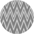 thumbnail image 1 of Ahgly Company Machine Washable Indoor Round Transitional Platinum Gray Area Rugs, 3' Round, 1 of 7